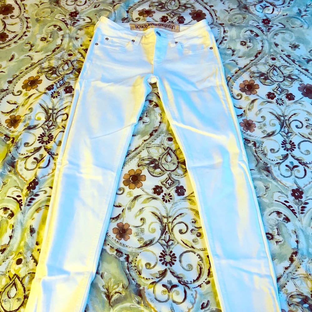 POOKIE LOVES SEBASTIAN White skinny jeans